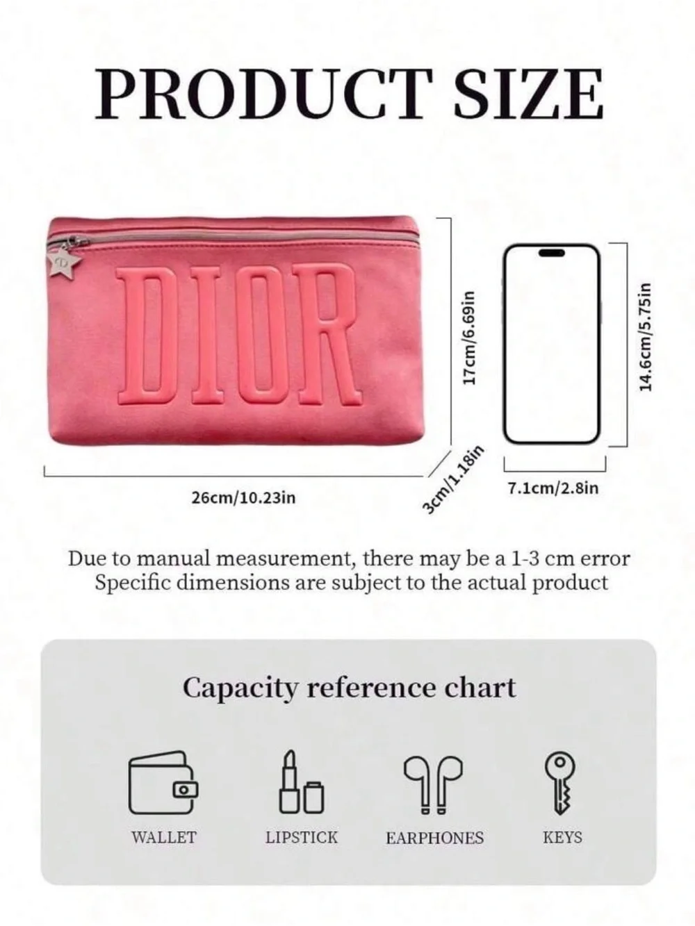 Dior Cosmetic Bag